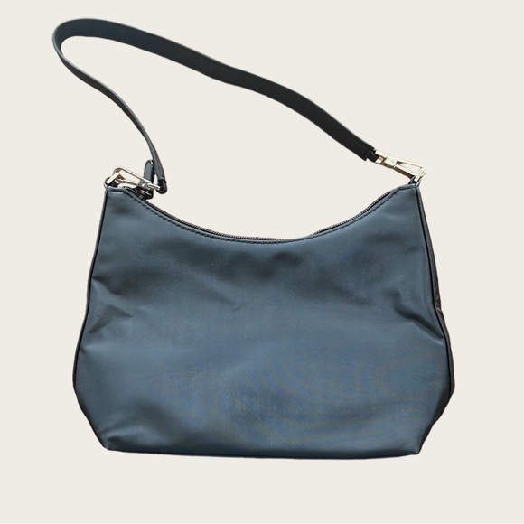 GIANNINI | New Matte Black Faux Leather Shoulder Bag - Picture 2 of 5